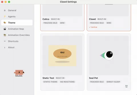 Desktop Pet — Electron 主题系统